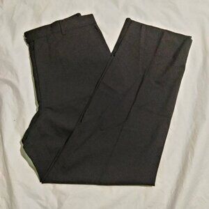 Kirkland Mens Dress Pants 100% Wool Made In Italy Black 34x32(34x31) Good preown